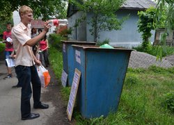 Environmental action "Everyone can help to solve environmental problems by separation of household waste"